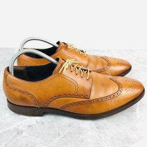Cole Haan Jefferson Grand OS Mens Size 12 Shoes Leather Wingtip Shoes C23795‎